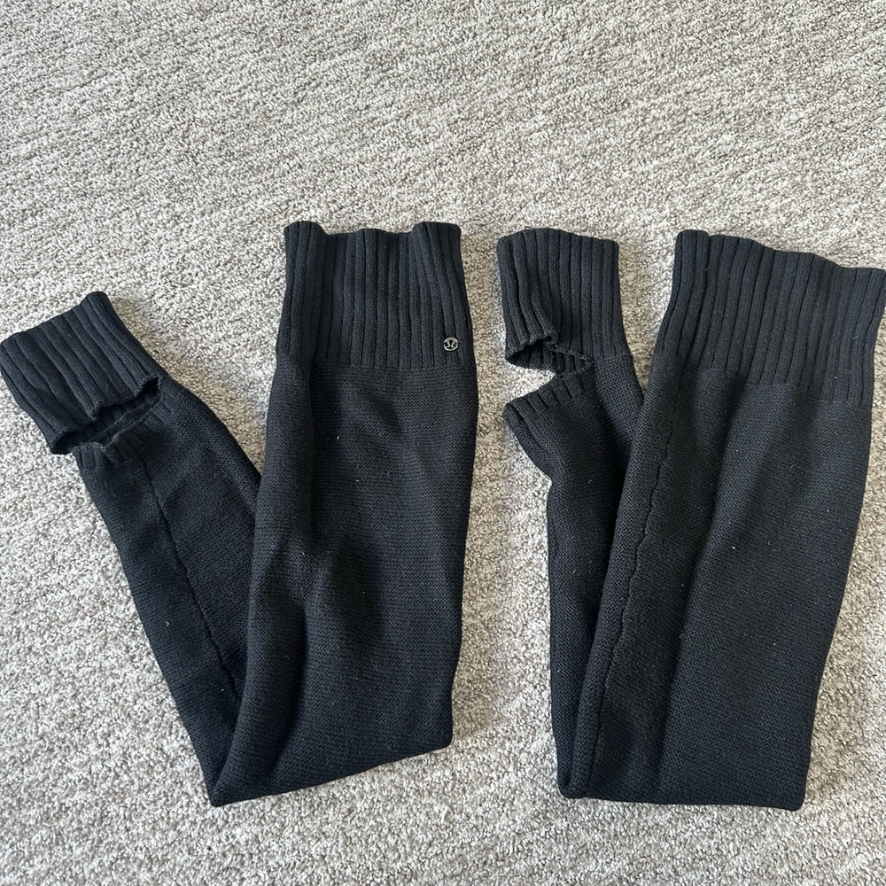 lululemon athletica Black Leg Warmers